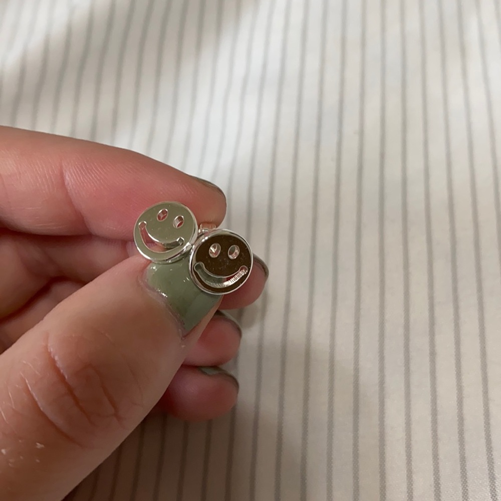 Brand new smiley earrings
